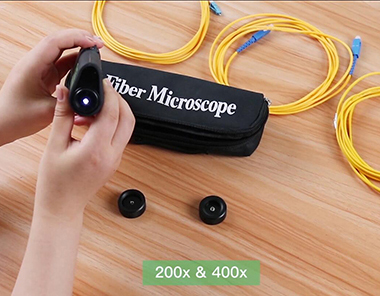 KFM-200 Fiber Connector Microscope operation video