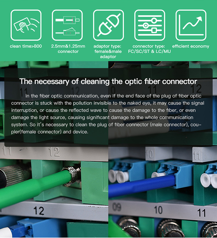 KOC-125/250 Optical Connector One-Click Cleaner