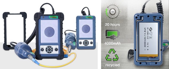 Intelligent portable optical fiber connector inspection scheme