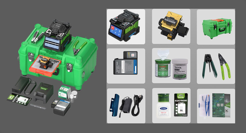 Fusion Splicer FTTH Optical Welding Machine Fiber fusionadora fibra óptica  FX39